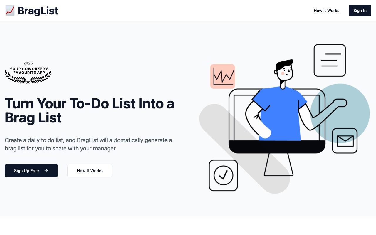 BragList screenshot