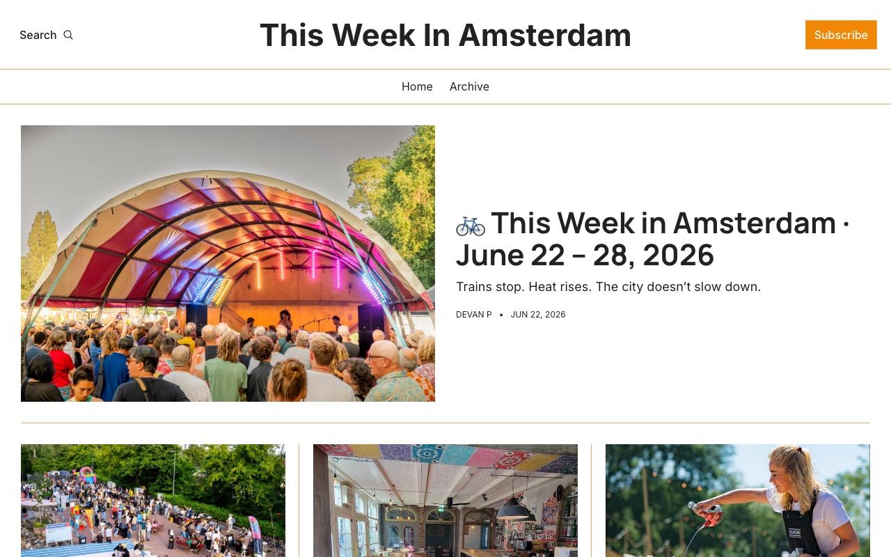 This Week in Amsterdam screenshot